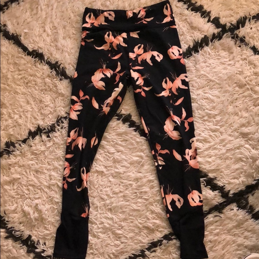 Floral yoga pants